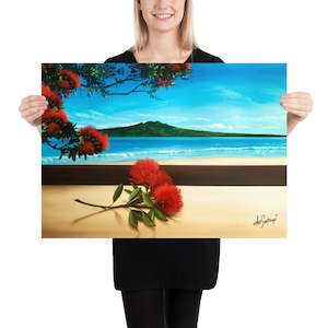 Fine Art Paper Print - Pohutukawa Splendour