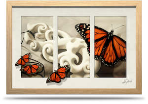 Journey's End - 24"x36" Framed Canvas Triptych