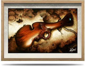 Wahaika - A2 Framed Canvas Print