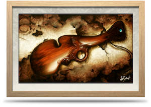 24x36 Framed Canvas Prints Horizontal: Wahaika - 24"x36" Framed Canvas Print