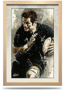 The G.O.A.T. - 24"x36" Framed Canvas Print