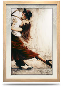 Night Spice - 24"x36" Framed Canvas Print