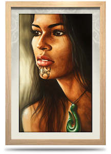 24x36 Framed Canvas Prints Vertical: Anahera - 24"x36" Framed Canvas Print