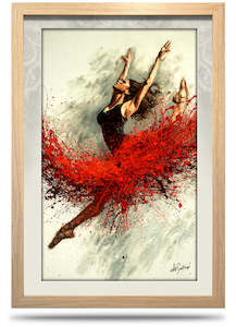 24x36 Framed Canvas Prints Vertical: Obsession - 24"x36" Framed Canvas Print