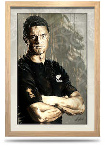 DC10 (Dan Carter) - 24"x36" Framed Canvas Print