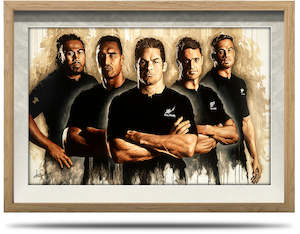 A2 Framed Canvas Prints Horizontal: Tight Five - A2 Framed Canvas Print