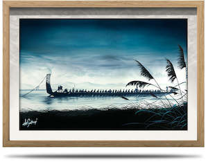 A2 Framed Canvas Prints Horizontal: Te Waka - A2 Framed Canvas Print