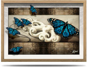 A2 Framed Canvas Prints Horizontal: Peaceful Journey - A2 Framed Canvas Print