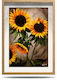 Sunflower Splendour - A2 Framed Canvas Print
