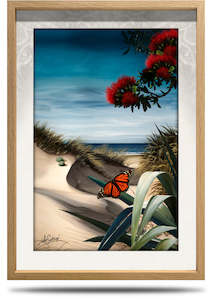 A2 Framed Canvas Vertical: Summer Breeze - A2 Framed Canvas Print