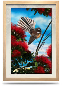 Canvas Prints Nz: Fleeting Moment - 24"x36" Framed Canvas Print