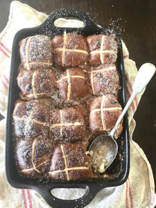 Baking: Hot Cross Bun Pudding