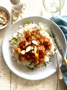 Dinner: Easy Indian Chicken with Creamy Coconut Rice