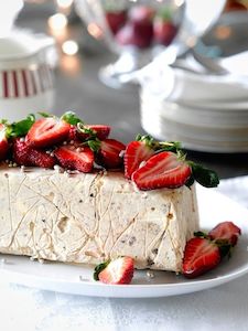 Desserts Sweets: Christmas Cake Ice-Cream