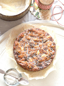 Christmas 1: Apricot, Fig, Orange and  White Chocolate Pan Forte