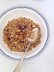 Breakfast: Judith's Muesli