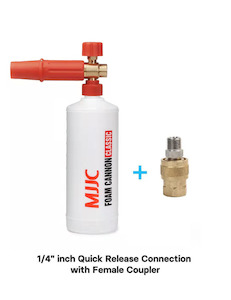 Foam Cannon Classic with 1/4" inch Quick Release Connection with Female Coupler
