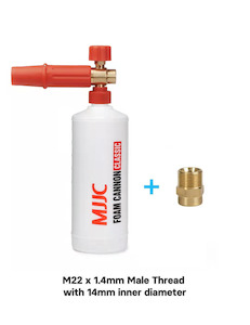 Snow Foam Lance Foam Guns: Foam Cannon Classic with M22 x 1.4mm Male Thread with 14mm inner diameter