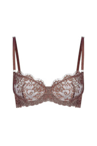 Kat The Label: Maverick Underwire Lace Bra Espresso