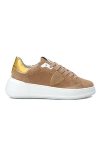 Tres Temple Low Nubuck Metal Beige