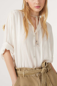 Ba Sh: Timbra Shirt Ecru