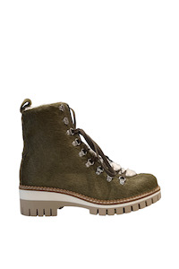 Brenda Pony Boot Olive