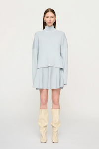 Sweaters: Cessie High Neck Sweater Cloud