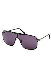Eyewear: FT1173 01A Shiny Black Smoke