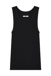 Ribbed Tank Top Black