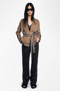 Knitwear: Kala Wool Cardigan Daim