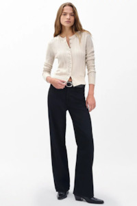 Francesca Merino Cardigan Oatmeal