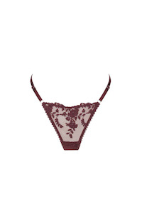 Lingerie: Nicolette Thong Raisin