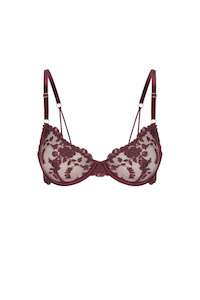 Nicolette Underwire Bra Raisin