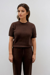 Lawson Short Sleeve Crew Chestnut Shell