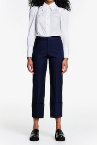 Cuffed Flood Pant Deep Navy
