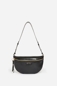 Vanessa Bruno: Leather Bum Bag Noir