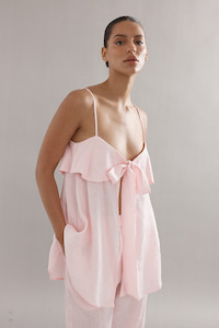 Rio Top Pink Linen