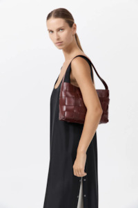 Woven Mini Tote Plum