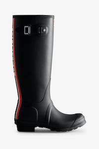 Boots: Original Tall Tri Colour Logo Boot Black