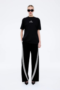 Tees: Lexi Monogram Tee Black