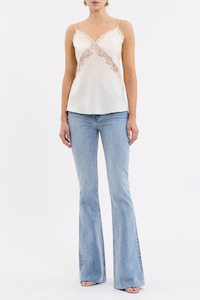 Camis: Morgan Top Ivory