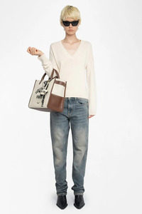 Vivi Patch Heart Ecru