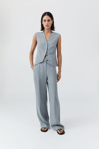 Classic Pintuck Pants Mist