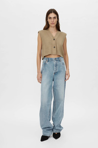 Denim: Andy Denim Jean Light Vintage Blue