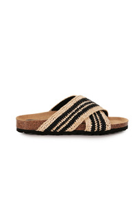 Bask Slide Black/ Natural