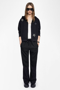 Mia Zip Sweatshirt Black