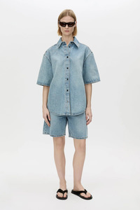 Camilla And Marc: Diego Denim Shirt Light Vintage Blue