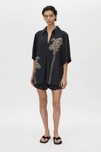Camilla And Marc: Frida Shirt Black Frida Print