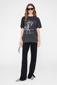 Anine Bing: Lili Tee Horse Washed Black