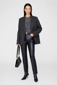 Miles Sweatshirt Grey Leopard